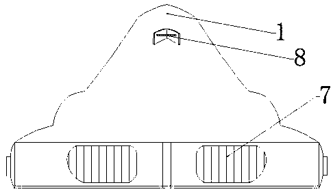 Novel dustproof mining nose mask