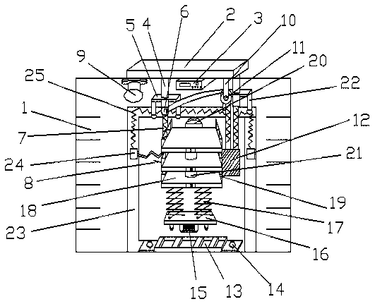 A rope protection device for a three-dimensional garage