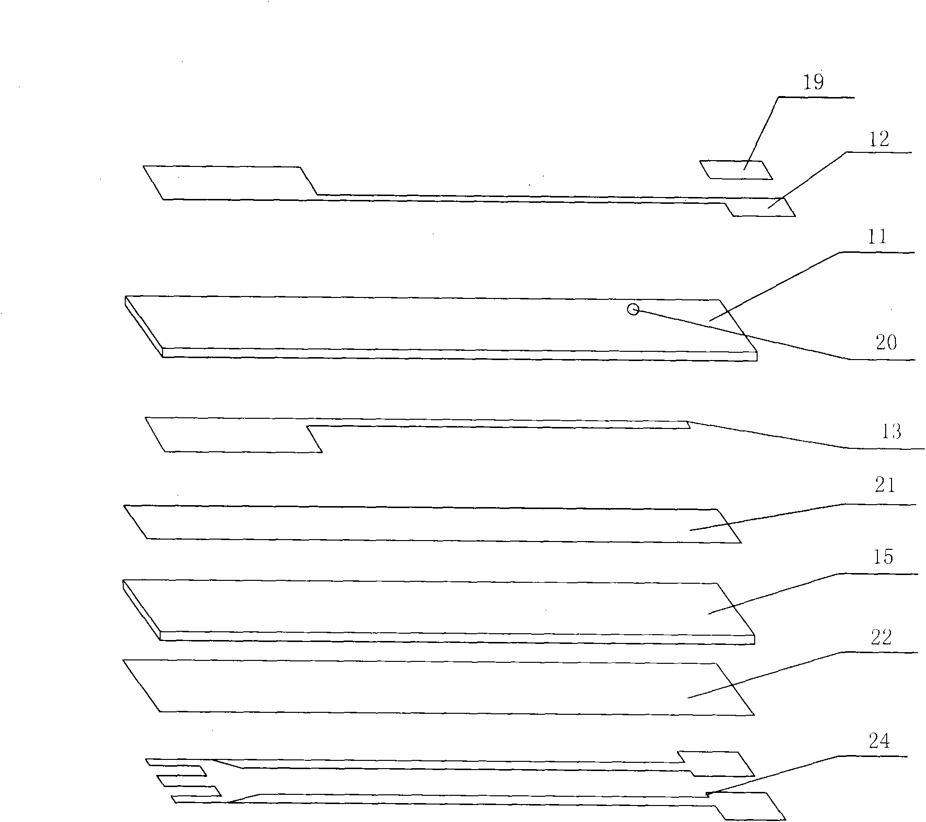 Integrated chip type oxygen sensor and manufacturing method thereof