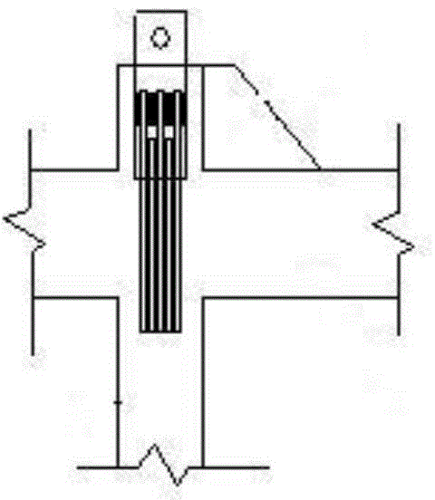 Rapid construction method for offshore reinforced concrete frame structure