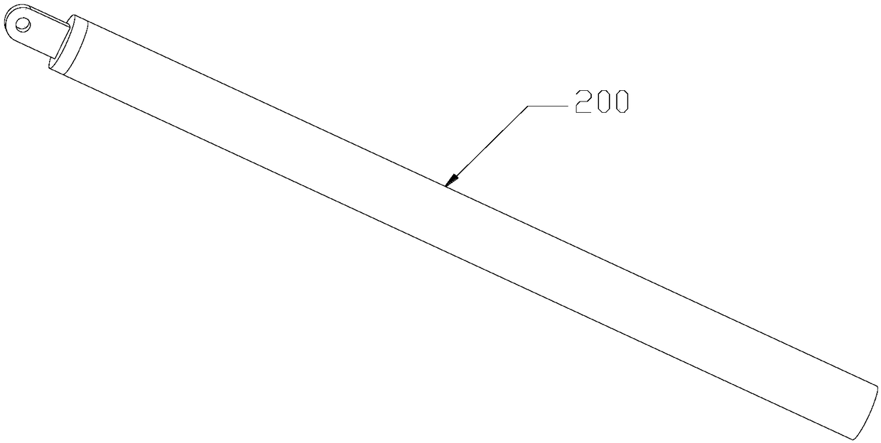 Oblique cantilever mounting hole automatic hole searching device