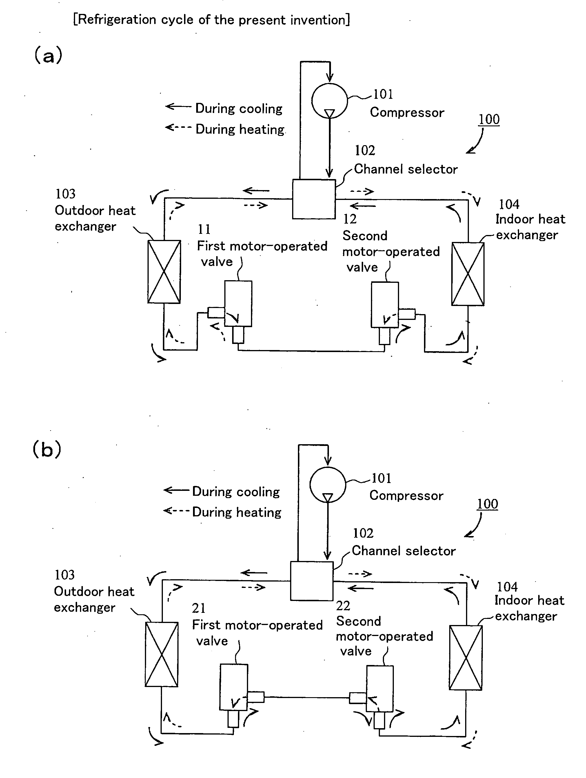 Motor-operated valve and refrigeration cycle using the same