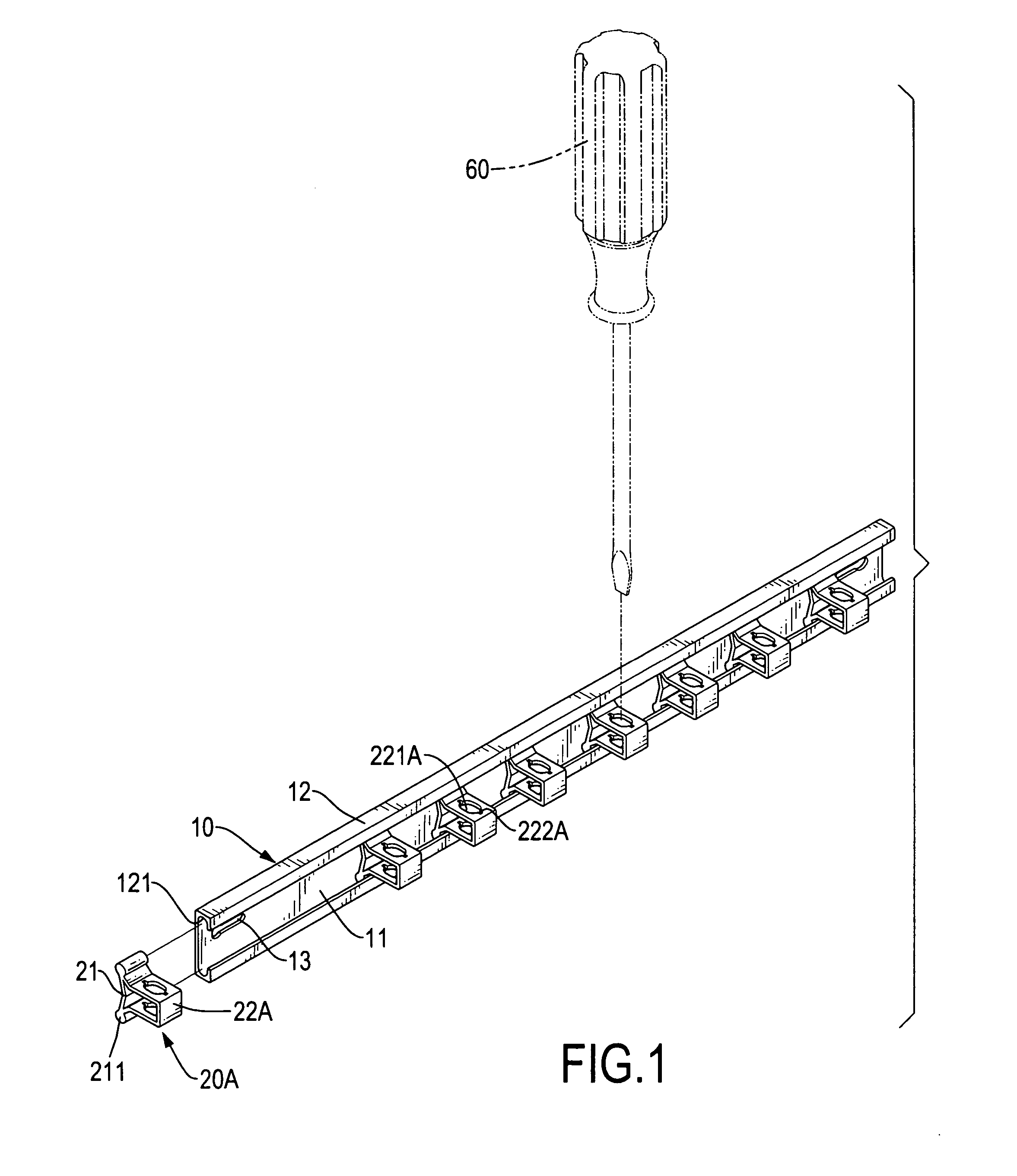 Suspension display rack