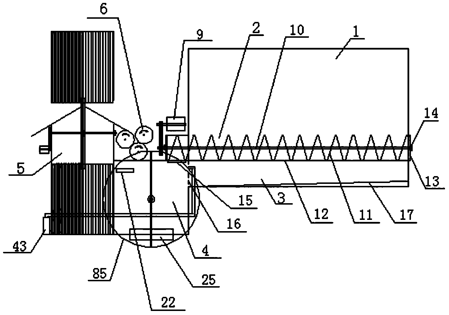 Kitchen waste pretreatment device