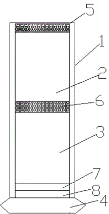 Magnetic slot wedge of motor