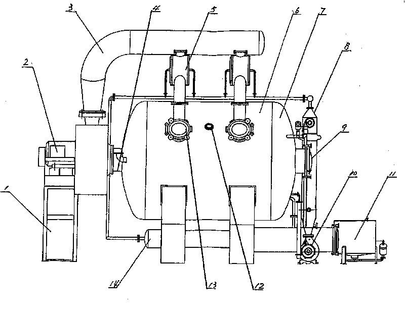 Dyeing machine for atomizing dyestuff