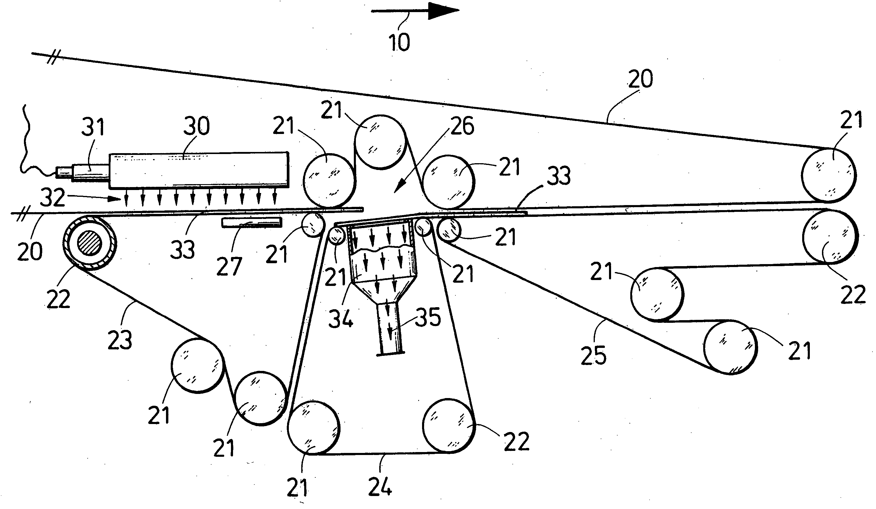 Conveying arrangement for sheet quires and method for combining sheet quires