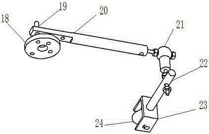 Automatic goods collecting trolley driven by potential energy