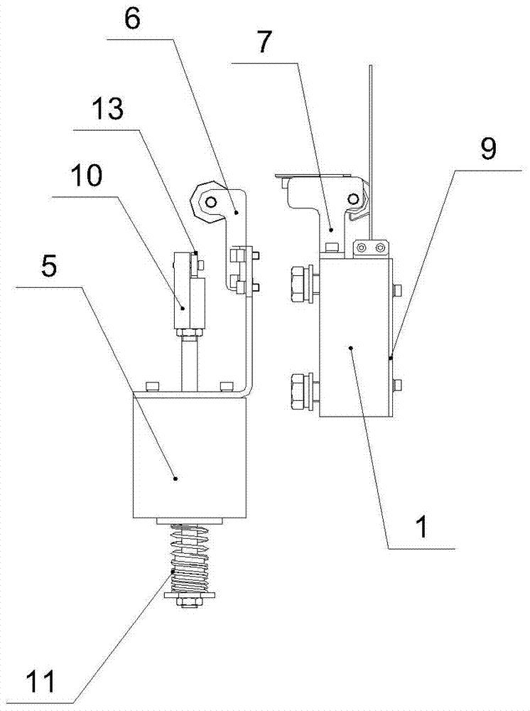 A stop device for effectively preventing the lifting platform from falling