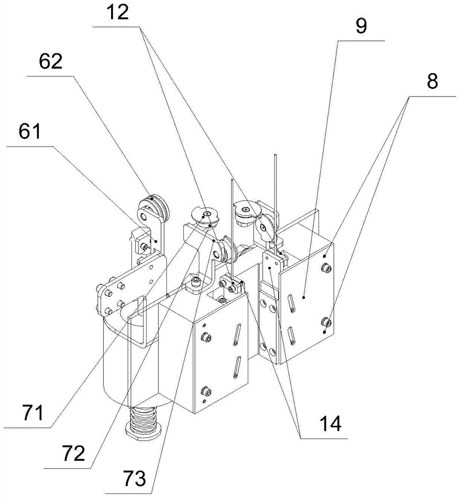 A stop device for effectively preventing the lifting platform from falling