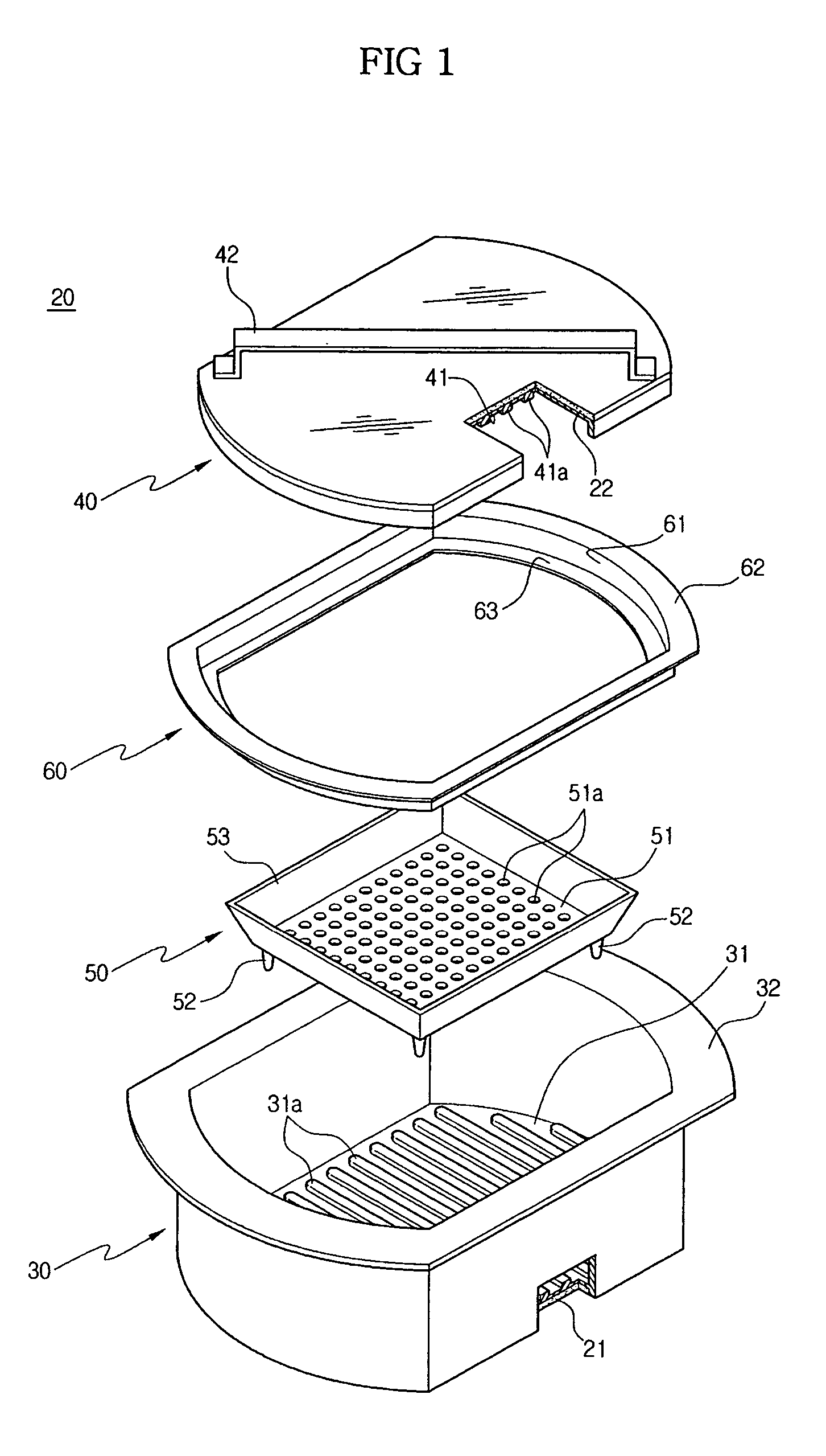 Microwaveable cooking container and microwave oven