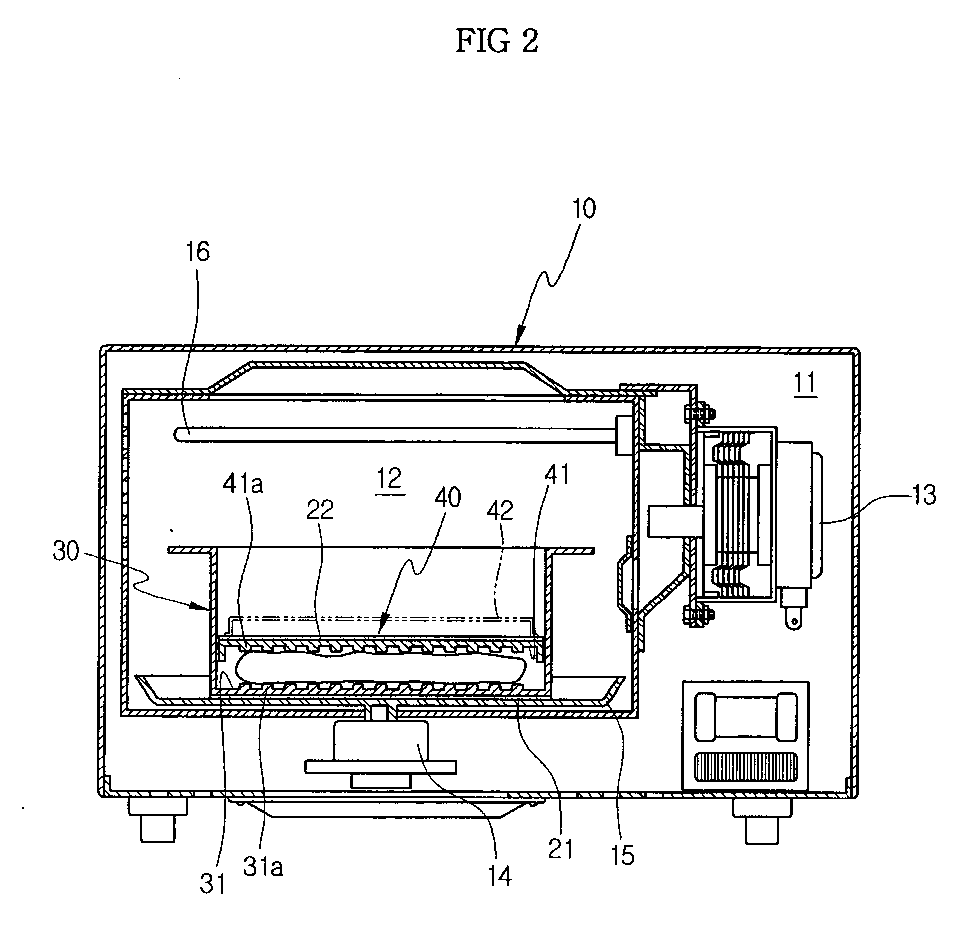 Microwaveable cooking container and microwave oven