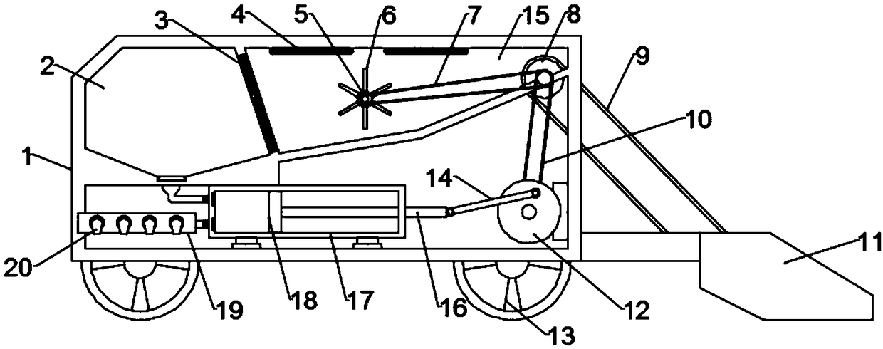 Environment-friendly road snow clearing device