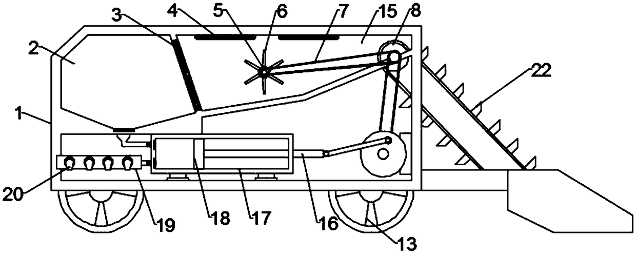 Environment-friendly road snow clearing device