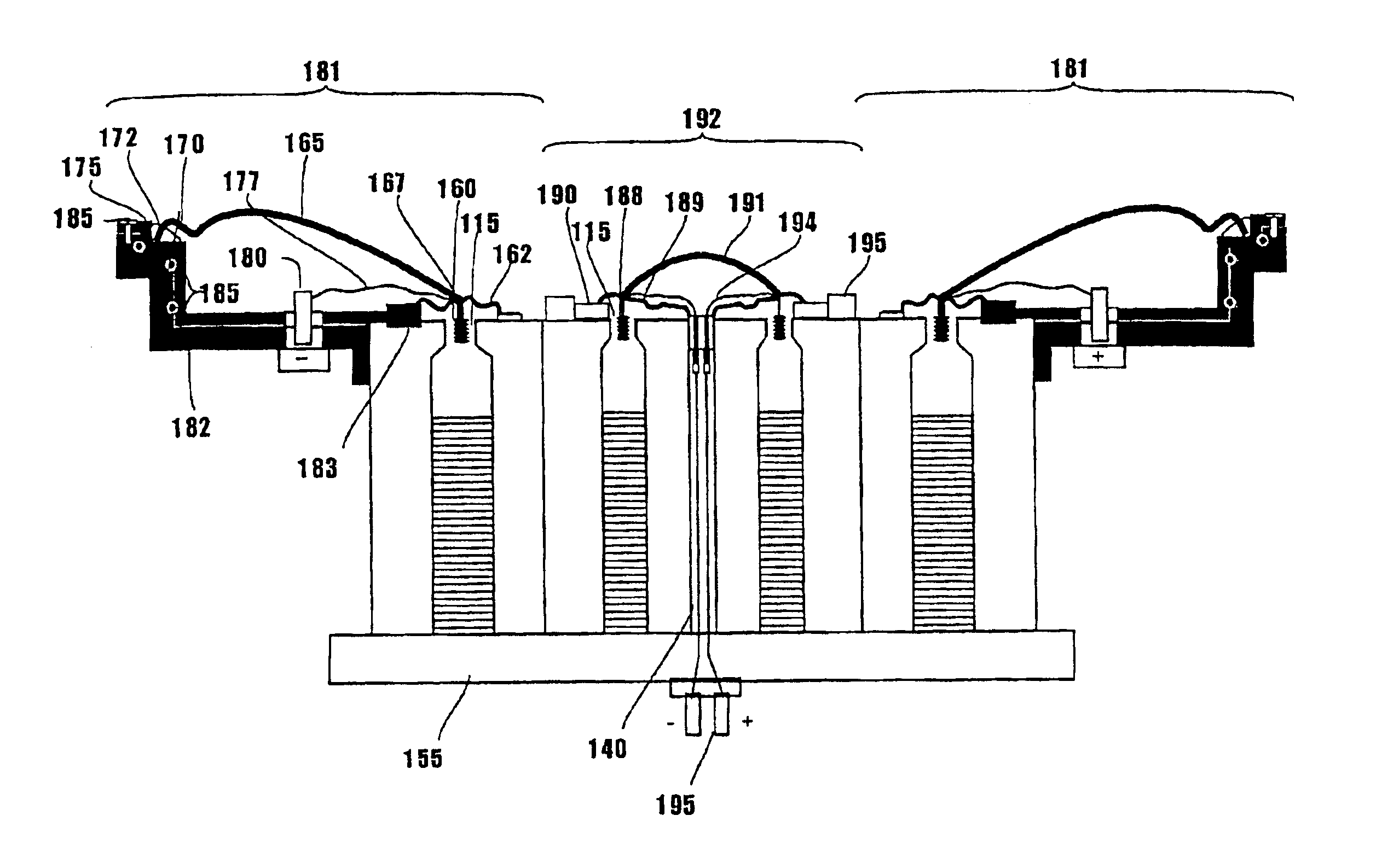 Concentric co-planar multiband electro-acoustic converter