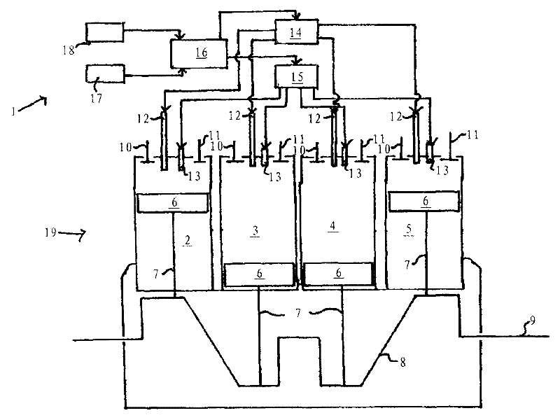 Engine control apparatus and method for transitioning cylinder operation modes of a multiple cylinder internal combustion engine