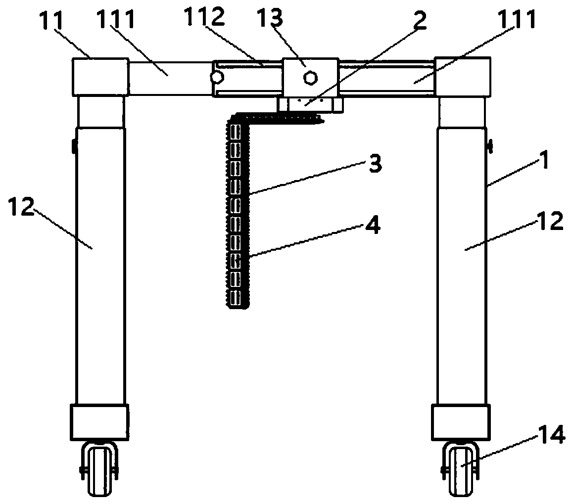 Hedge machine capable of adjusting seedling pruning shape