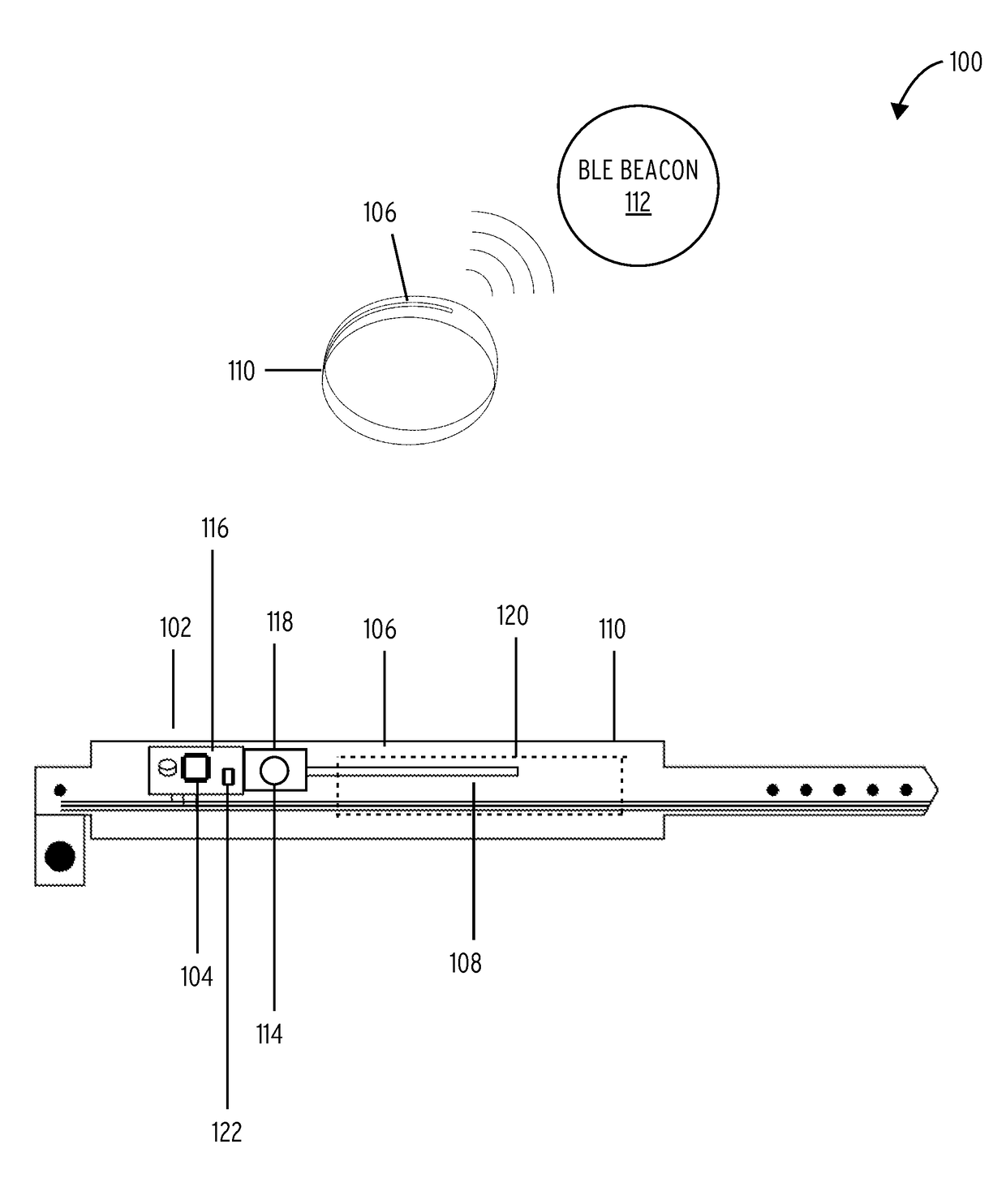 Wearable apparatus for patient tracking