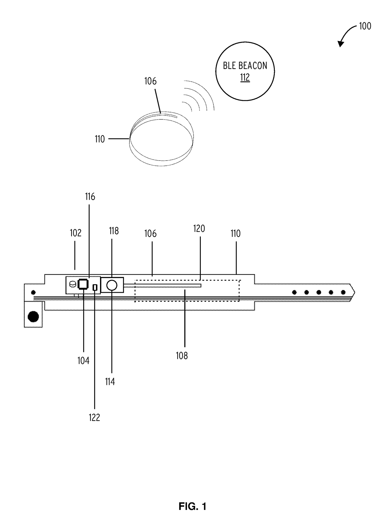 Wearable apparatus for patient tracking