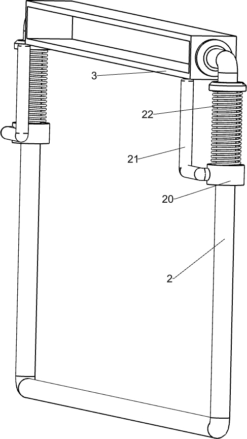 A pediatric abdominal massage rehabilitation device