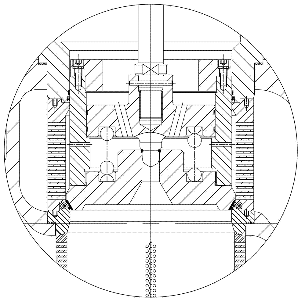 Pilot-operated double-spool split-range adjusting valve