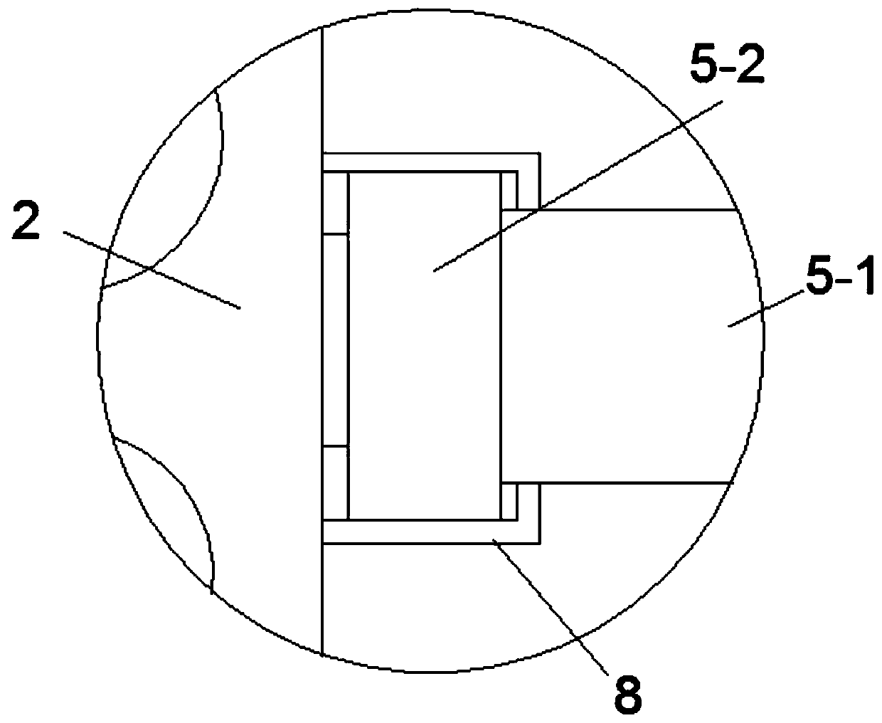 Simple defrosting device for refrigerator