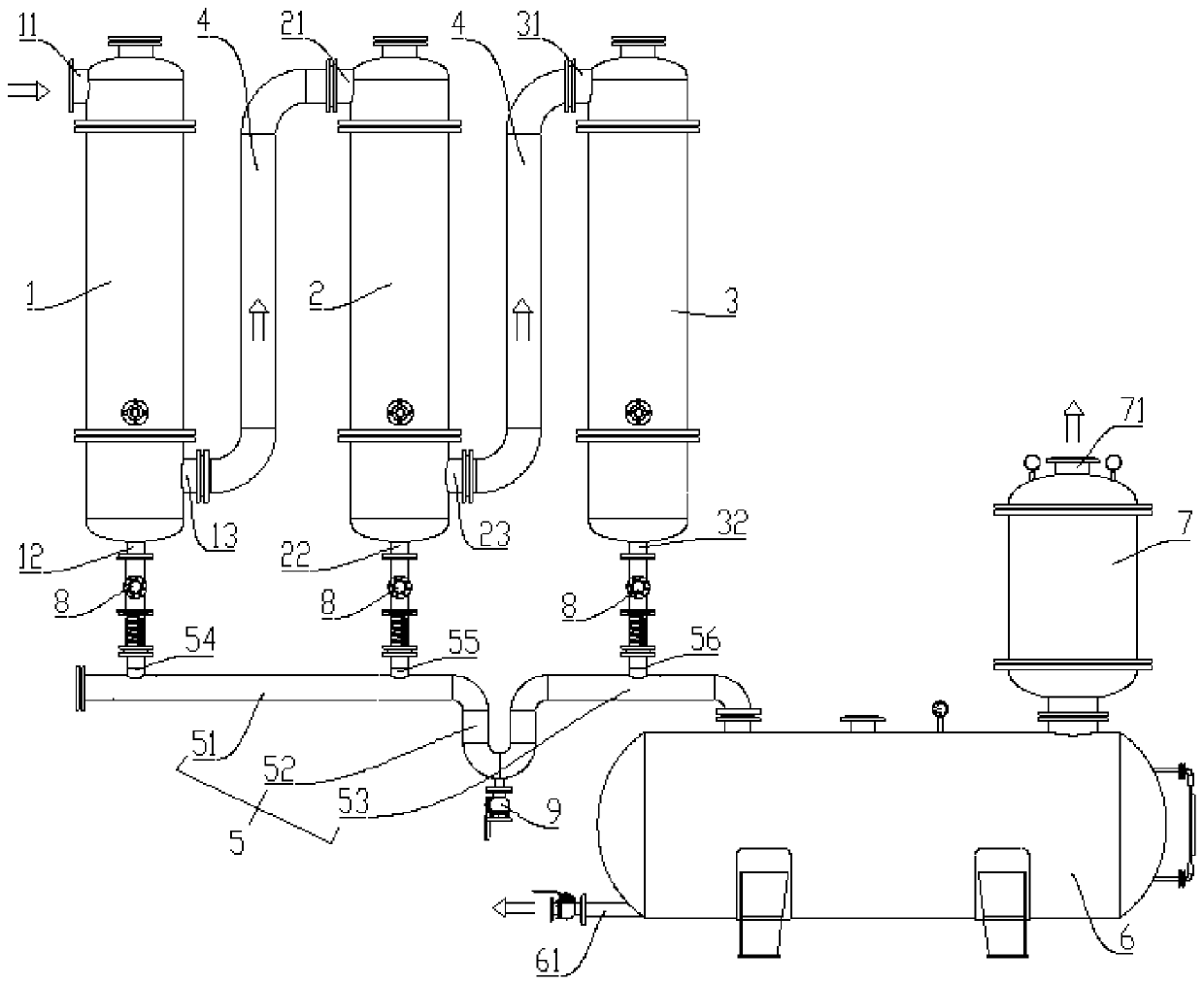 Oil seal condensation system for waste tire thermal cracking