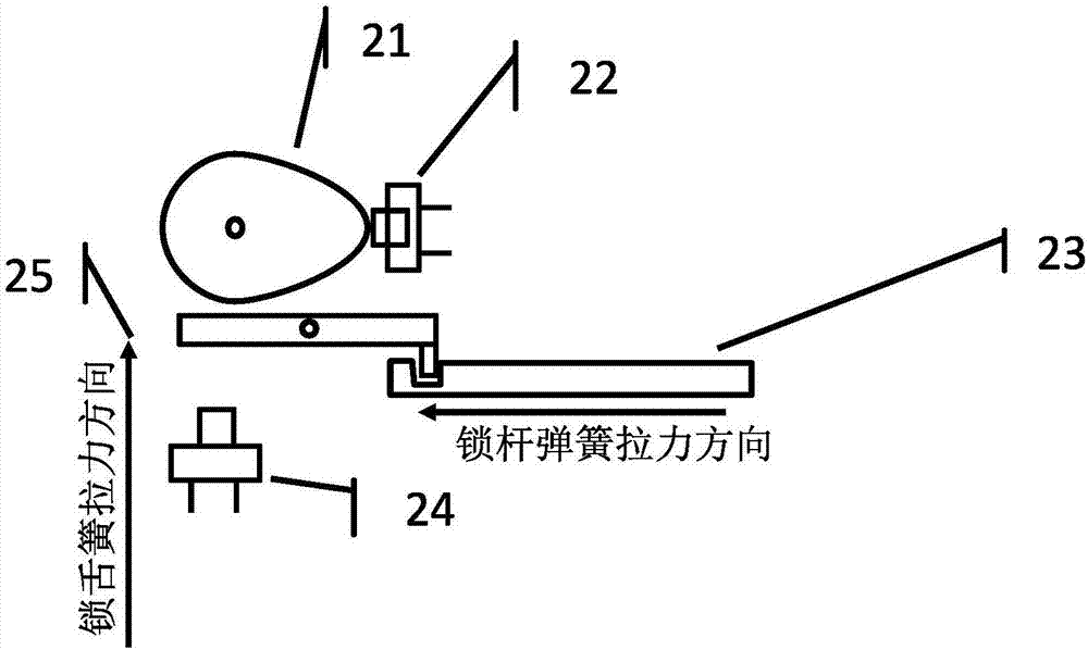 Electronic vehicle lock and vehicle lock control method