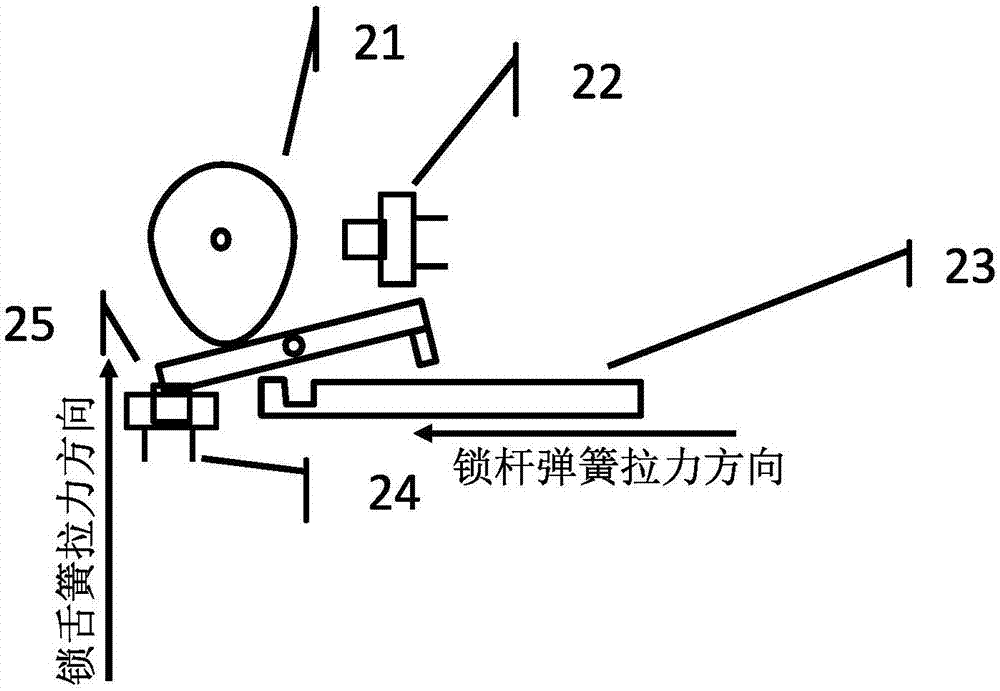 Electronic vehicle lock and vehicle lock control method