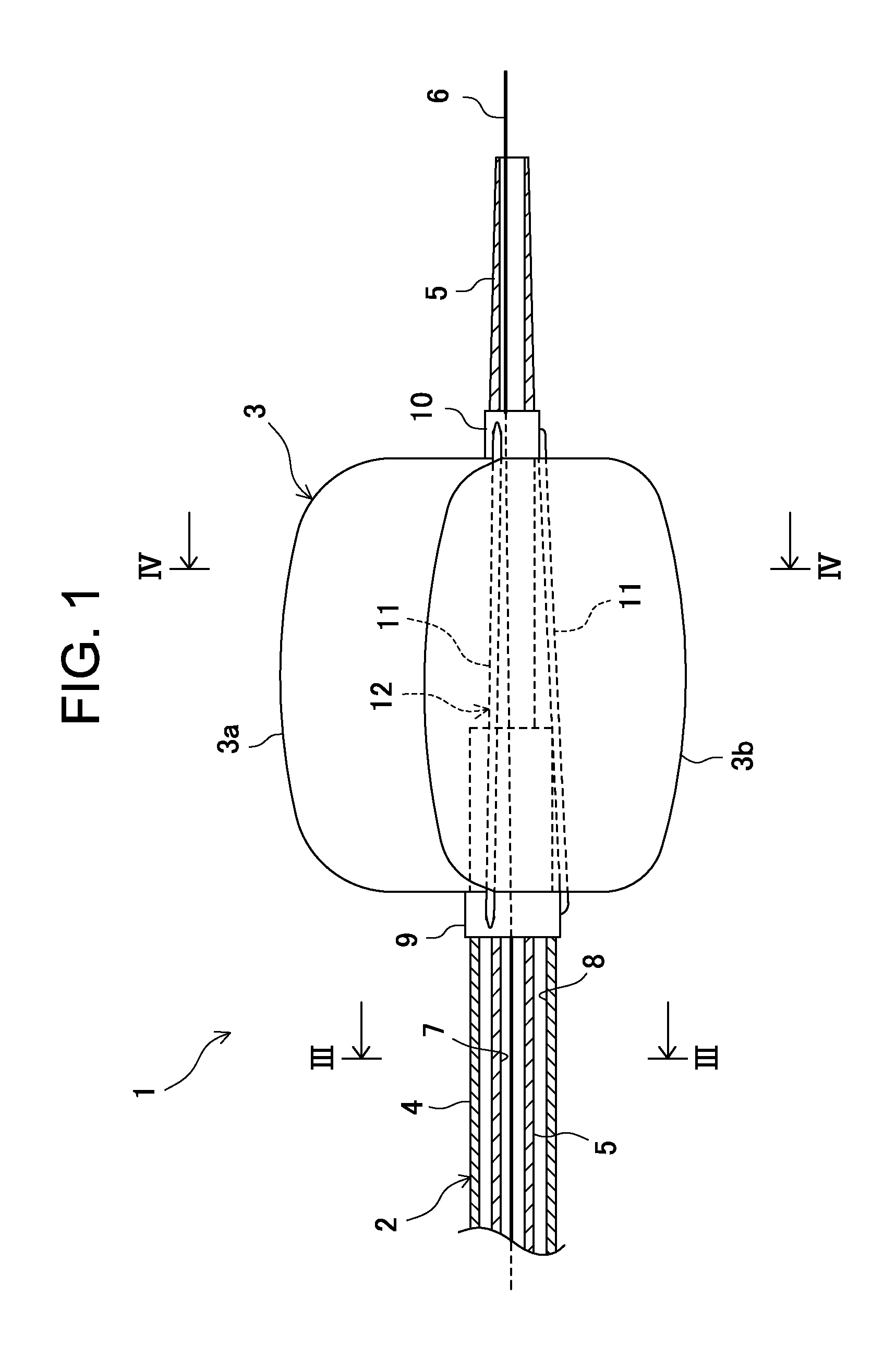 Body fluid flow non-interrupting type balloon catheter