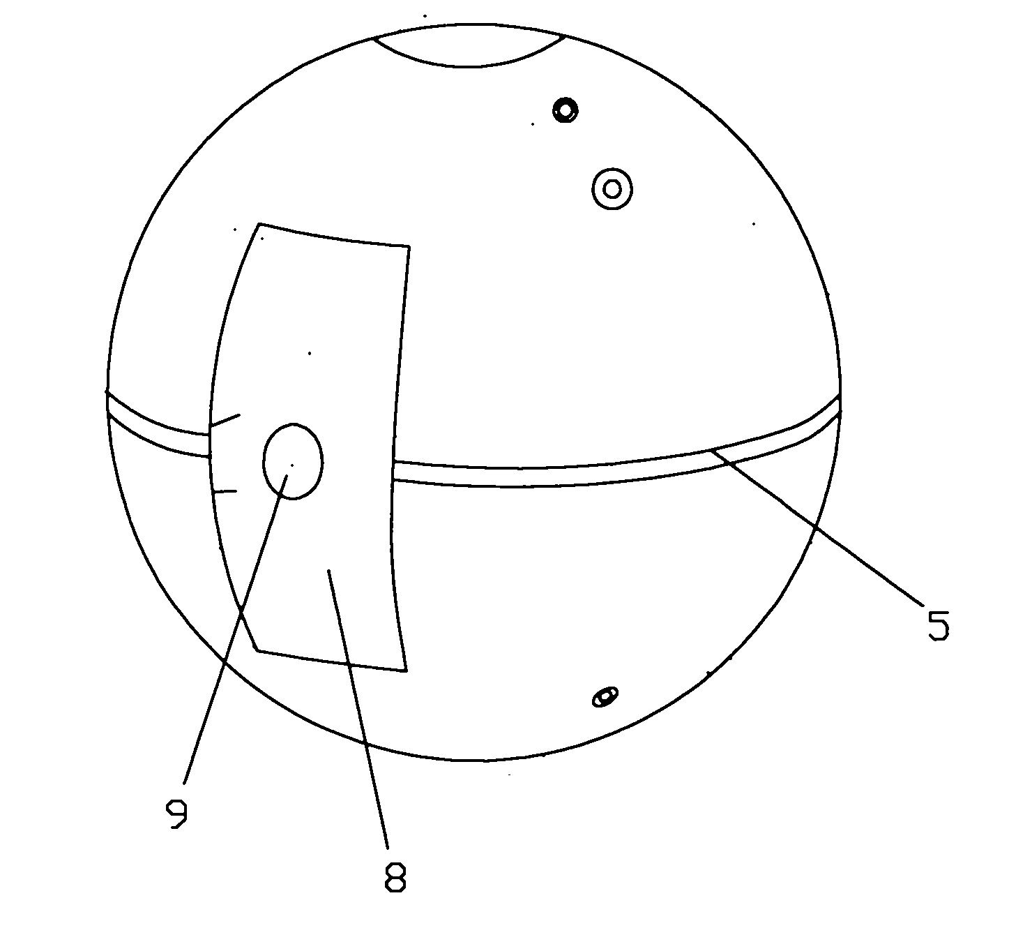 Closed type detachable active protected rescue capsule