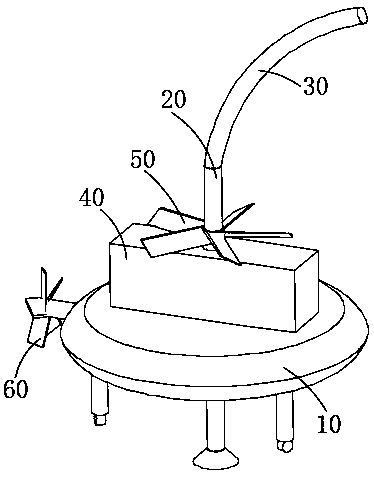 Mud suction device capable of freely walking underwater