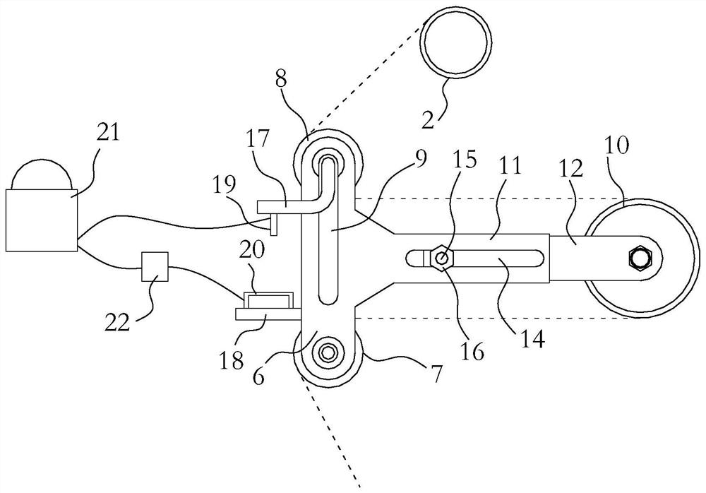 A two-for-one twister with automatic brake for broken yarn