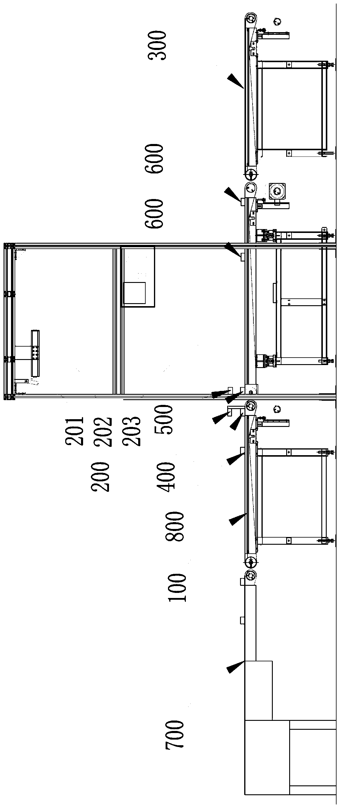 Package-following-prevention dynamic-scale package-loading control method and system and cross-band package-loading line for preventing DWS from being triggered by special-shaped part by mistake