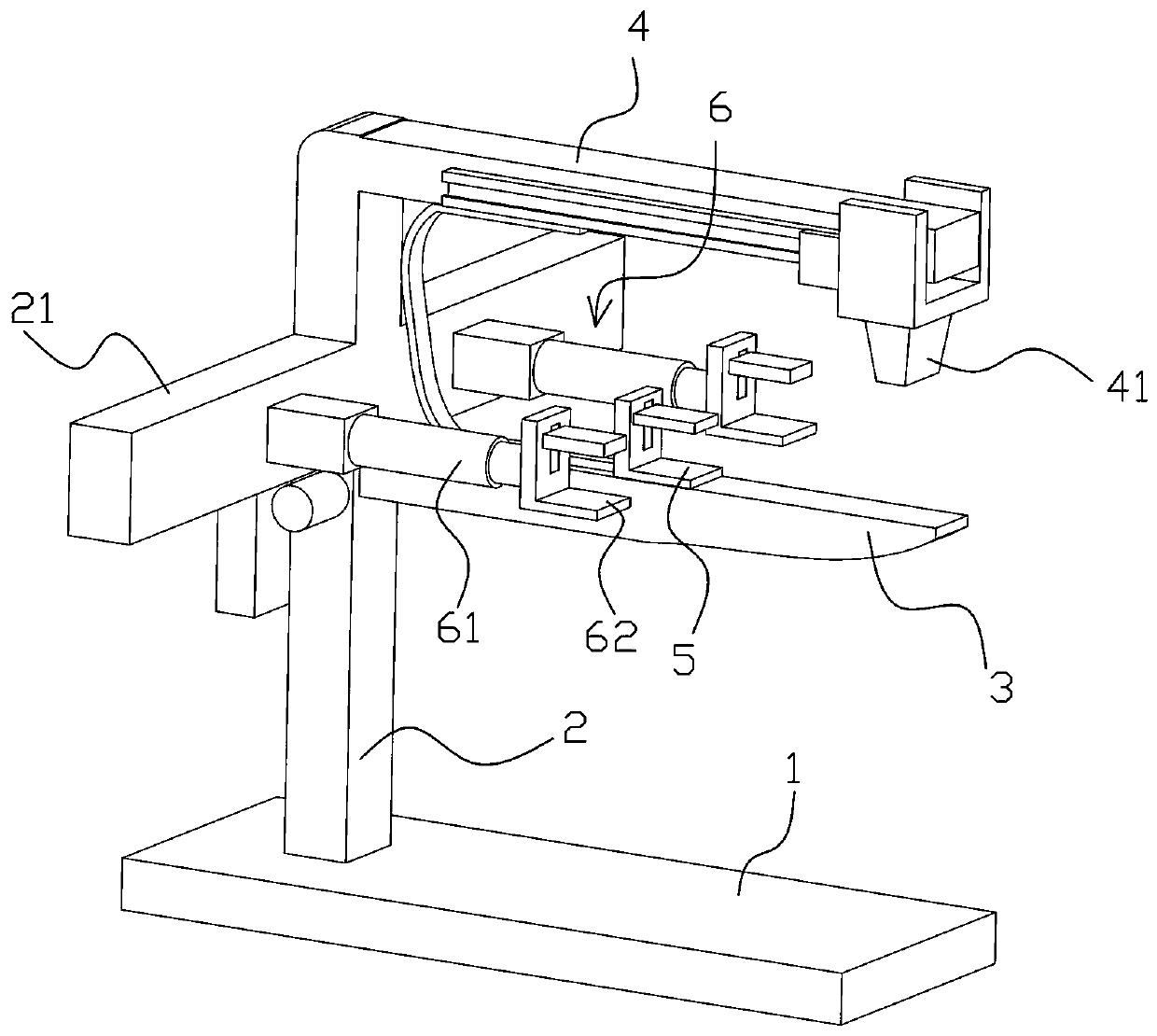 Semi-automatic box nailing machine