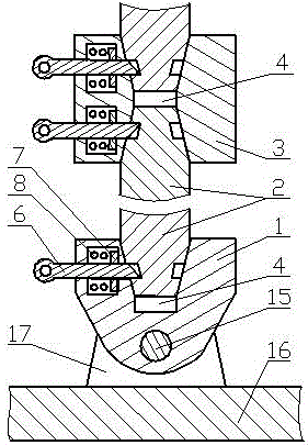 Series independent frame for orchard upright pruning