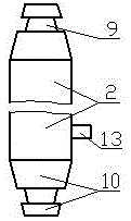 Series independent frame for orchard upright pruning