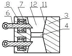 Series independent frame for orchard upright pruning