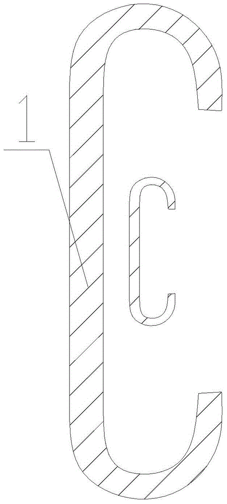 Cloth strip hemming auxiliary device