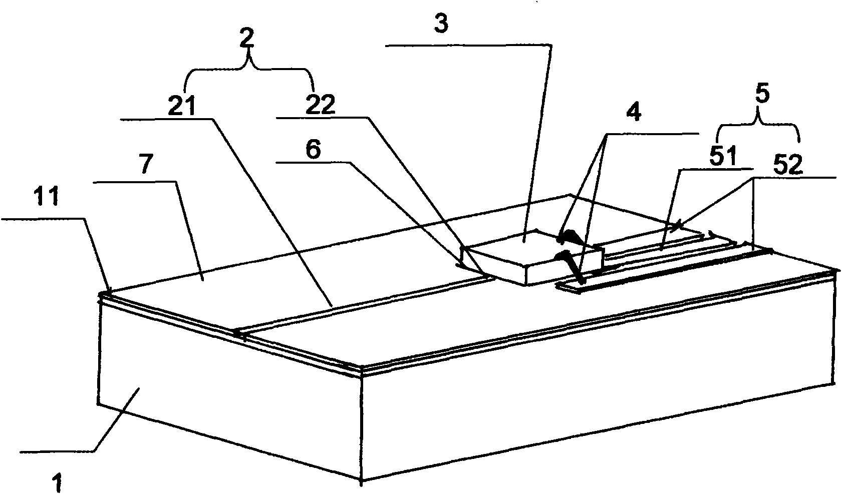 Receiving module package method for optical interconnection on chip