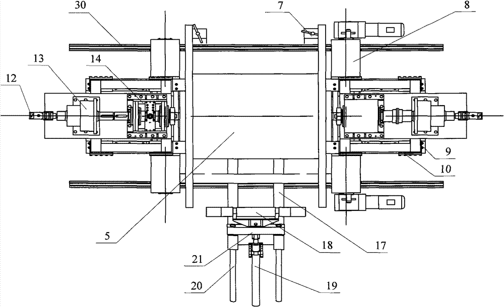 Continuous oil pipe reeling machine