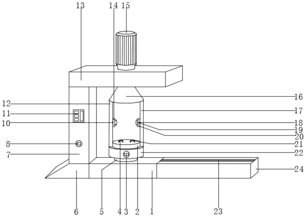 Anti-dizziness training device for sports dance