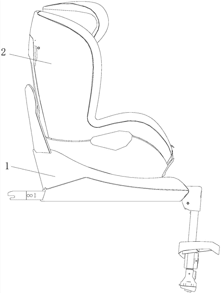 Safety seat of automobile for children