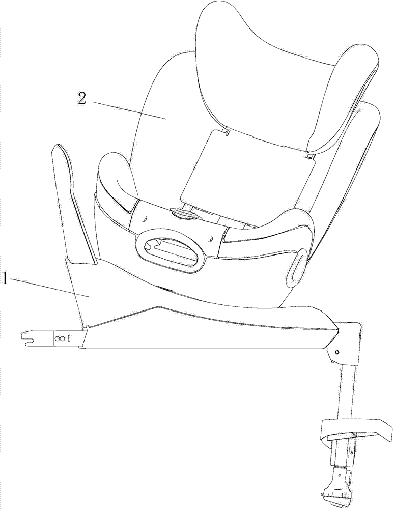 Safety seat of automobile for children