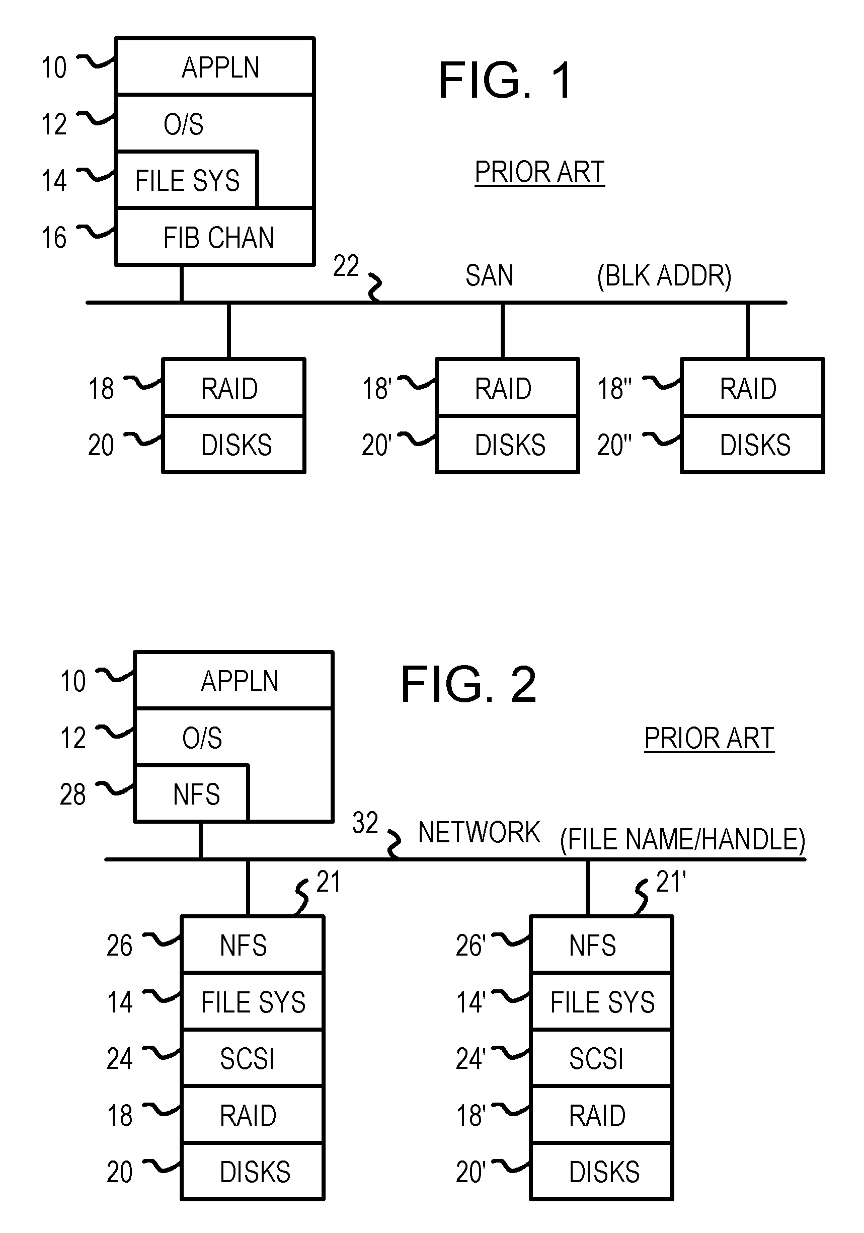 Virtualizing network-attached-storage (NAS) with a compact table that stores lossy hashes of file names and parent handles rather than full names