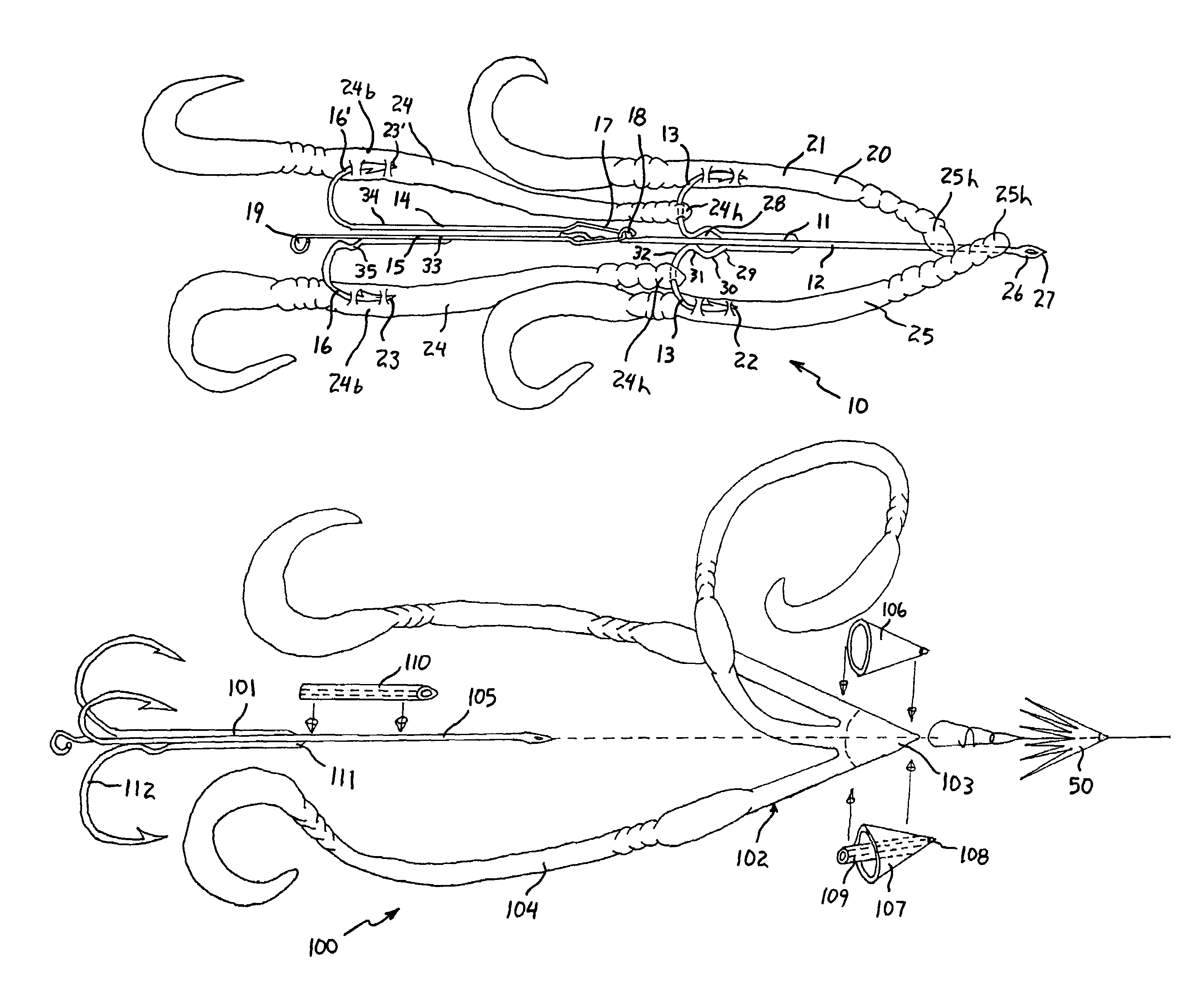 Fishing lure assembly