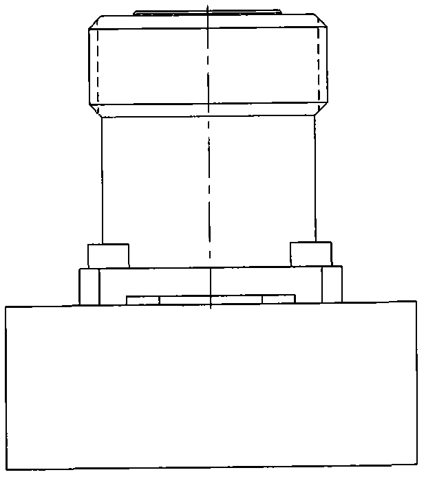 Intermodulation-improved DIN type flange connector