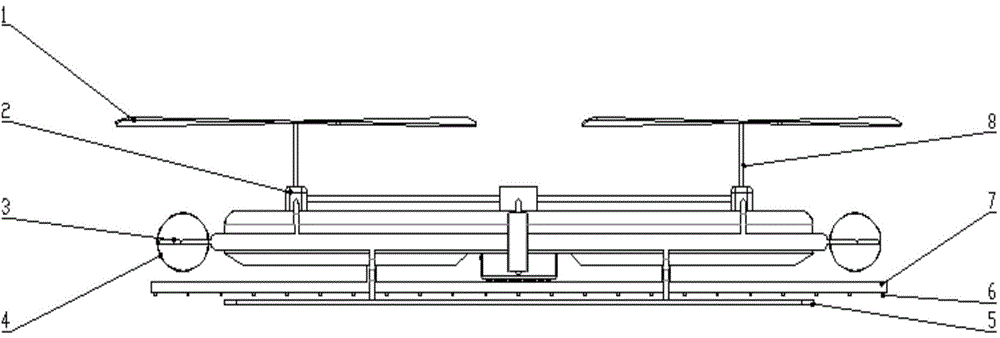 Low-cost and high-load specialized plant-protection unmanned aerial vehicle and driving method