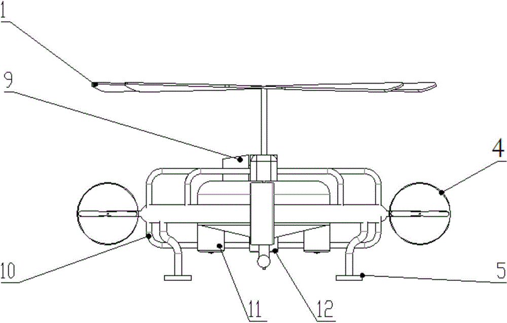 Low-cost and high-load specialized plant-protection unmanned aerial vehicle and driving method