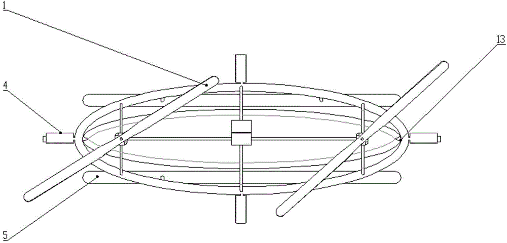 Low-cost and high-load specialized plant-protection unmanned aerial vehicle and driving method